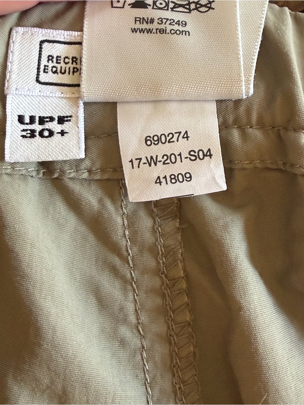 REI Women's Convertible Cargo Pants - Taupe - Picture 6 of 6